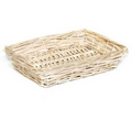 Rectangle Wicker Basket (12"x9 1/4"x2 1/4")